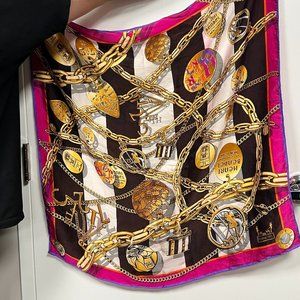 Henri Bendel 712 Fifth Avenue New York Scarf 34" x 34"